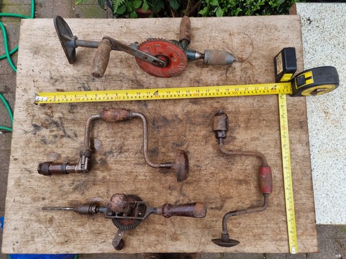 Vintage hand drill - vintage,