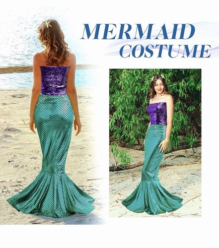 Women mermaid costume - mermaid, set