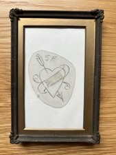 Sailor Jerry tattoo  Acetate Stencil Framed