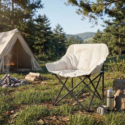 Cotton padded folding camping - cotton,