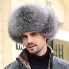 Winter Men's 100% Real Raccoon