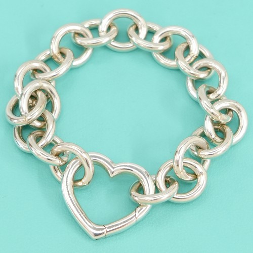 Tiffany open heart - co., clasp