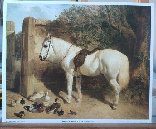Decoupage horse vintage - 3d, art