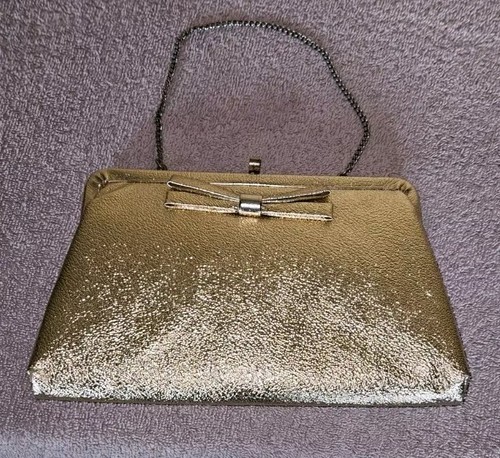 Vintage gold metallic - metallic, leather