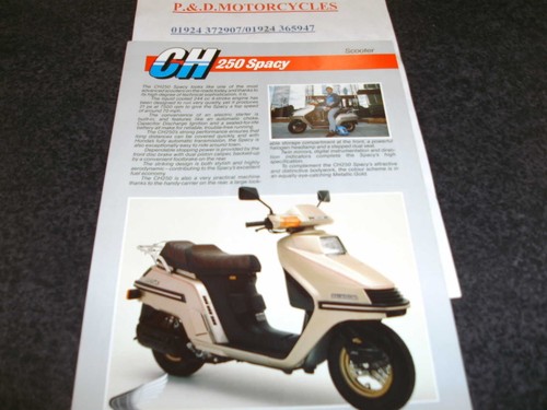 Honda ch250 spacy - , sales