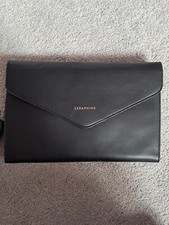 Seraphine-black leather-