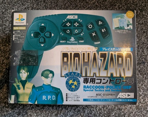 Ps1 biohazard controller boxed - controller,