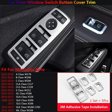 For Mercedes Benz A B C E CLA CLS GL GLA GLK GLE ML Car Window Switch Cover Trim