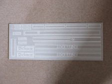 THE BEST FULL RICKMAN CR KAWASAKI HONDA "GOLD LONG TANK" AND FAIRING DECAL KIT