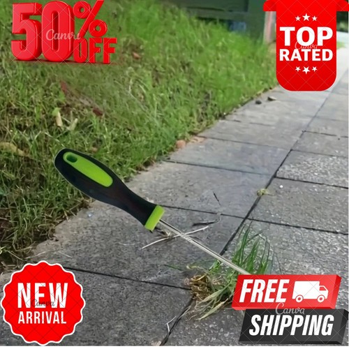 Metal weeding hook durable - -,