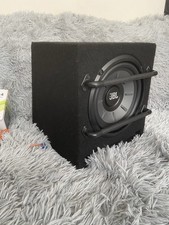 JBL Stage 800BA 8" 200W Active Subwoofer + JSD-520 Car Stereo Bundle - Deep Bass