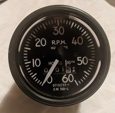 Military Tachometer 6000 rpm