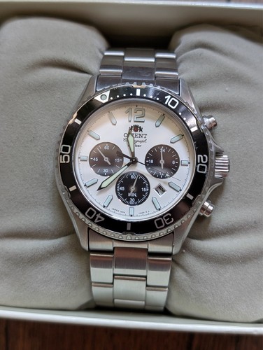 Orient mako panda white dial - ,