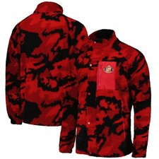 SUNDERLAND AFC Fleece Jacket Mens LARGE Official Half Zip Coat Top