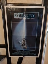 Star Wars Rotj   27x 40 Authentic Original one sheet cinema quad poster 