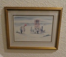 LIMITED EDITION FRAMED PRINT BY ARTIST FAYE WHITTAKER The Punch and Judy Show