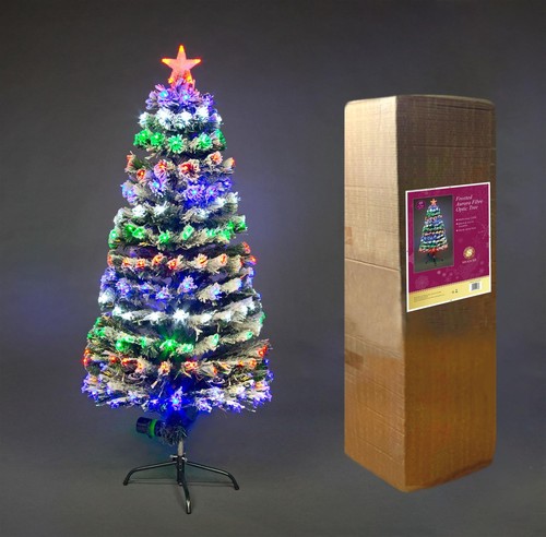 Christmas tree prelit fiber - tree,