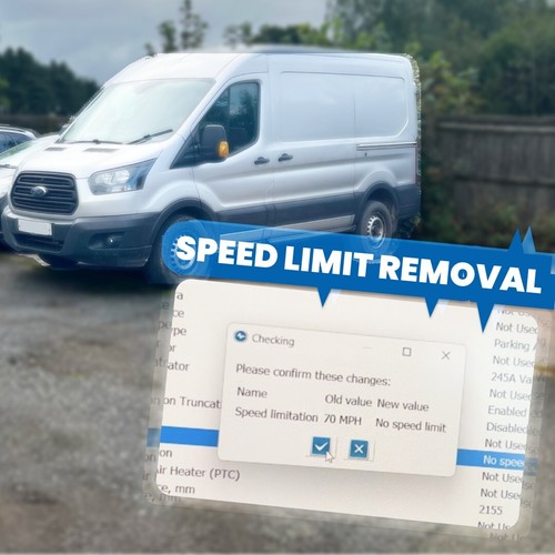 Ford van speed - speed, removal