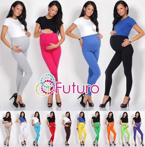 Maternity leggings over bump - over,