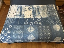 Handmade Blue Tie Dye Quilt