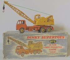 Dinky Supertoys No.972 Coles 20 Ton Lorry Mounted Crane 1955-68. Free P&P to UK.