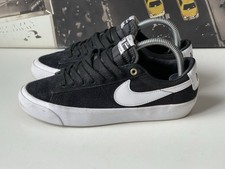 NIKE SB GT GRANT TAYLOR Black Suede Low Top Trainers UK 5, EU 38