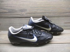 Nike Tiempo Legend IV FG Soccer Shoes Mens Size 13 Black White Cleats 359600-014