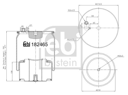 Febi bilstein bellow air - febi,