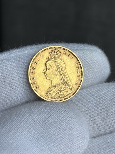 1890 victoria gold half - 1890,