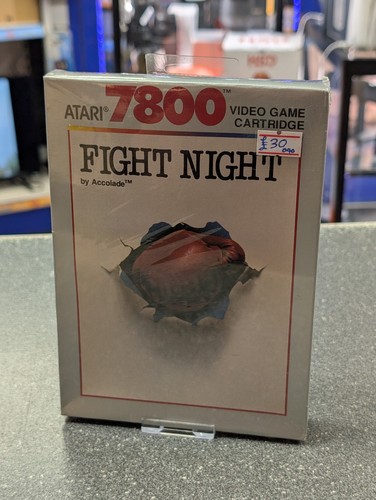 Atari 7800 fight night video - fight,