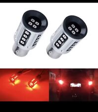 2x For Audi TT 8J 1157 BAY15d P21/5W 30W 3838 LED Tail Stop Brake Light Bulb Red