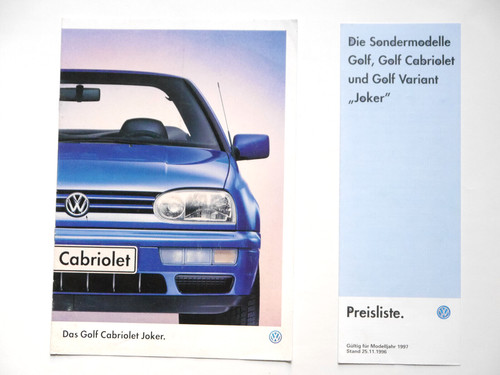 Brochure golf convertible - golf,