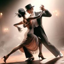 Dancers Argentine Tango Drama