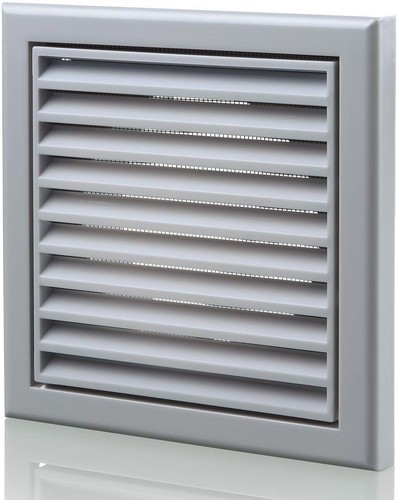 Plastic wall grille fixed - wall,