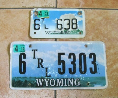 Wyoming trailer license plates - wyoming,