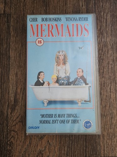 Mermaids vhs tape cher winona - mermaids,