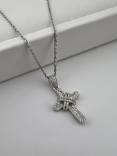 9ct Diamond Cross Pendant -