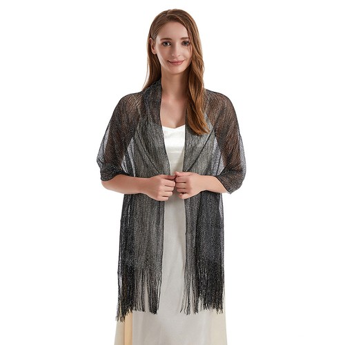 Metallic shimmer scarves for - shimmer,