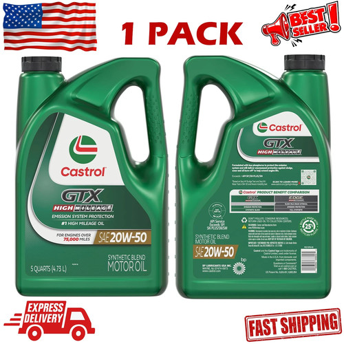 Castrol gtx high mileage - castrol,