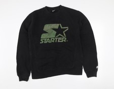 Starter Black Label Men's Black L Sweatshirt Crew Neck Pullover