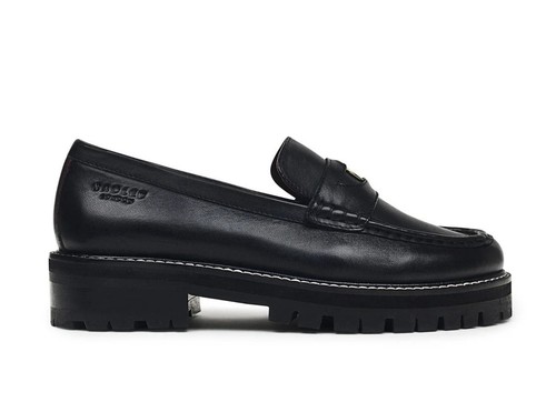 Radley black leather loafers - radley,