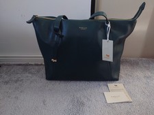Radley London Wood Street Large Zip Top Tote Bag Laurel dark Green BNWT
