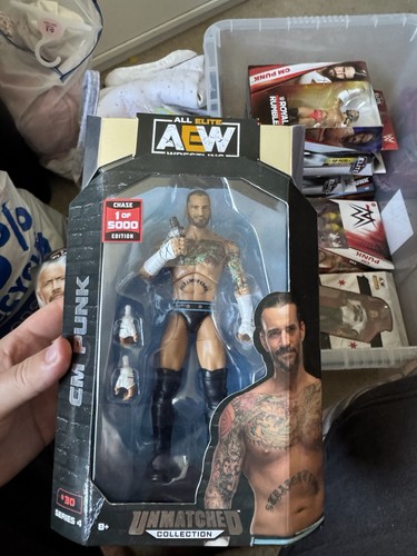 Punk aew figure - figure, 1/5000