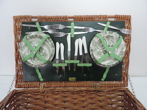 Braxton wicker picnic basket - basket,