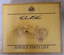 Lotus Elise Service Parts List 111T0325J