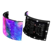 P2.5 Indoor Circle Curving Screen Soft Flexible LED Video Display Module 32x16cm