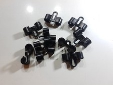 FORD CAPRI MK3 PETROL PIPE CHASSIS CLIPS 2.8i 280 V6 INJECTION FUEL LINE 2 X 8mm