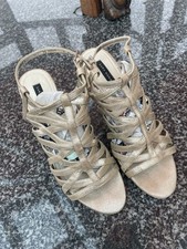 Zara Metalic Gold Caged