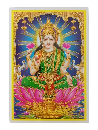 Lakshmi hindu goddess - hindu, glossy