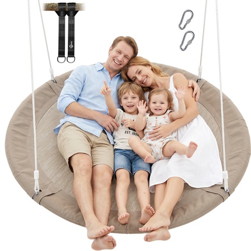 Round saucer tree swing - 60'',